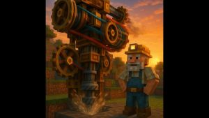 Using #gearratio I upgraded my #vertical #create #miner so that is extremely #fast
