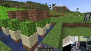 4 lane gravel washer, automated farm showcase (wheat, cactus, kelp) – #Createmod #minecraft