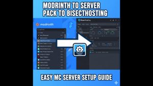 🚀 Modrinth to BisectHosting: Create Your Minecraft Server Pack FAST!