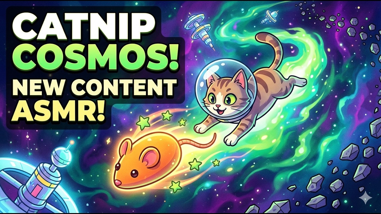 The Ultimate Chill Space Shooter? | Catnip Cosmos Gameplay & ASMR Impression
